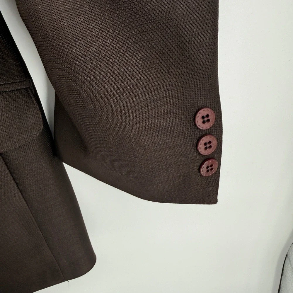 Alamo Moda Hombre Mens Western Blazer‎ Jacket Brown 41R Leather Elbow Patches
